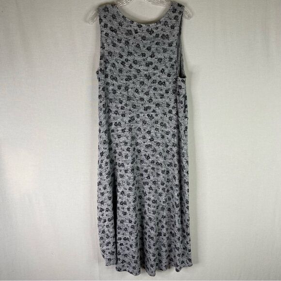 Market & Spruce Dress Women’s Black Gray Sleeveless Twist Knot Front Soft XXL - Picture 5 of 9